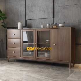 Tủ Để Đồ Phòng Bếp Đa Năng Màu Óc Chó Đẹp Giá Tốt