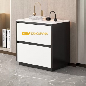 Tủ Để Đồ Phòng Khách Màu Trắng Loại 2 Tầng Mini Cao Cấp