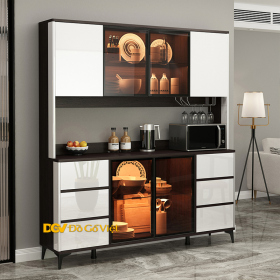 Tủ Để Đồ Trang Trí Phòng Khách Đa Năng Cánh Kính Đẹp