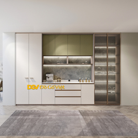 Tủ Để Đồ Trưng Bày Cánh Kính Đẹp Giá Tốt