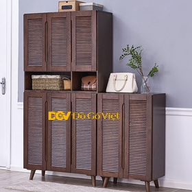 Tủ Để Giày Dép Bằng Gỗ Giá Rẻ Có Giá Để Phụ Kiện Trang Trí