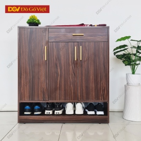 Tủ Để Giày Nhiều Tầng Gỗ MDF Màu Nâu Đẹp Giá Rẻ