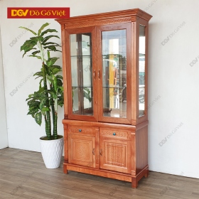 Tủ Để Ly và Rượu Nhỏ Gỗ Tự Nhiên Xoan Đào Đẹp Giá Rẻ