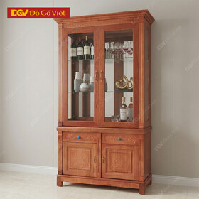 Tủ Để Ly và Rượu Nhỏ Gỗ Tự Nhiên Xoan Đào Đẹp Giá Rẻ