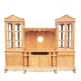 Tủ Để Rượu Phòng Khách Kết Hợp Kệ Tivi Đa Dụng