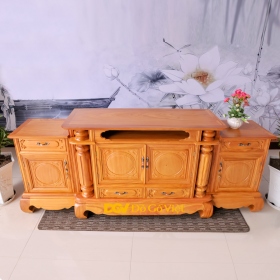 Tủ Để Tivi Cổ Điển Gỗ Gõ Đỏ Nhóm 1 Cao Cấp Đẹp Giá Tốt