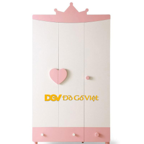 Tủ Đựng Đồ Cho Bé Tạo Hình Vương Miện Nữ Hoàng Độc Đáo