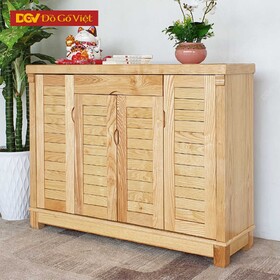 Tủ Đựng Giày Dép Veneer Sồi Nga 4 Cánh Hiện Đại Đẹp Giá Tốt