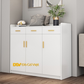 Tủ Đựng Giày Hiện Đại Có Hàng Hộc Kéo Trên Đẹp Mẫu Mới 2025