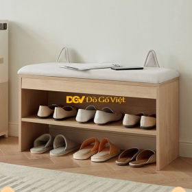 Kệ Giày Cá Nhân Gỗ MDF Chống Ẩm Màu Sồi Cho Căn Hộ Nhỏ Đẹp Rẻ