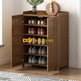 Tủ Giày Dép Bằng Gỗ Nhiều Tầng Kệ Thiết Kế Đơn Giản Đẹp