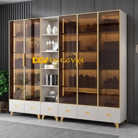Tủ Gỗ Đựng Quần Áo Gỗ Công Nghiệp Cánh Kính Cao Cấp Sang Trọng