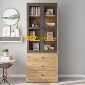 Tủ Hồ Sơ 2 Tầng Cánh Kính Mờ Trong Suốt Diện Tích Rộng Rãi