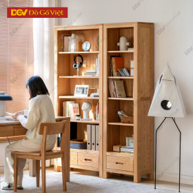 Tủ Hồ Sơ Gỗ Tự Nhiên Thiết Kế Tối Giản Kèm Ngăn Kéo Tiện Ích