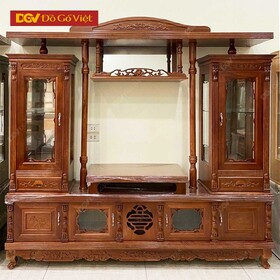 Tủ Kệ Để Tivi Kết Hợp Tủ Rượu Và Bàn Thờ Gỗ Sồi Nga...