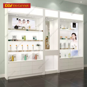 Tủ Kệ Trưng Bày Sản Phẩm 2 Kệ Lớn Nhiều Tầng Hộc Đựng Đồ