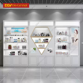 Tủ Kệ Trưng Bày Sản Phẩm Hình Kim Cương Hiện Đại Sang Trọng