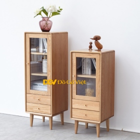 Tủ Kính Đựng Sách Trang Trí Phòng Khách Nhỏ Gọn Tiện Lợi Mẫu Mới