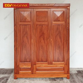 Tủ Quần Áo Gỗ Cẩm Hiện Đại Đẹp Giá Rẻ
