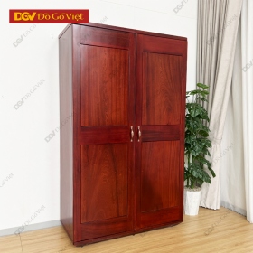 Tủ Quần Áo Gỗ Căm Xe 2 Cánh Đẹp Giá Rẻ Mới 2025