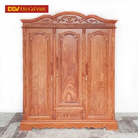 Tủ Quần Áo Gỗ Hương Đá Tự Nhiên Chạm Khắc Đẹp