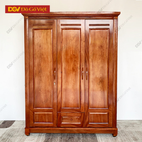 Tủ Quần Áo Gỗ Tự Nhiên Xoan Lá Đẹp Chất Lượng