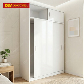 Tủ Quần Áo Hiện Đại Cho Phòng Ngủ Gỗ MDF Cánh Lùa Sang Trọng