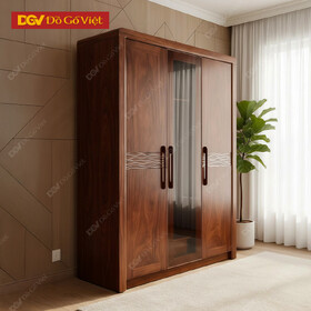 Tủ Quần Áo Hiện Đại Sang Trọng Cánh Kính Chân Thấp Tối Giản