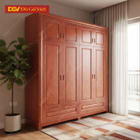 Tủ Để Quần Áo Vân Hương Đá Tay Nắm Âm Cánh Pano Đẹp