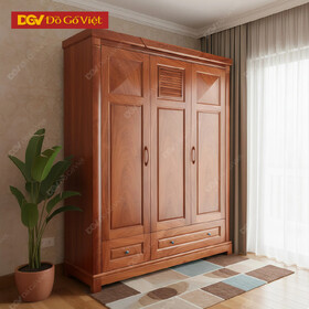 Tủ Quần Áo Phòng Ngủ Vân Hương Hình Chóp Nón Đẹp