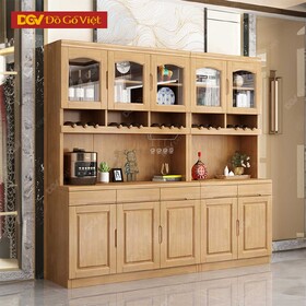 Tủ Rượu Gỗ Kiểu Pano Phong Cách Hiện Đại Đẹp