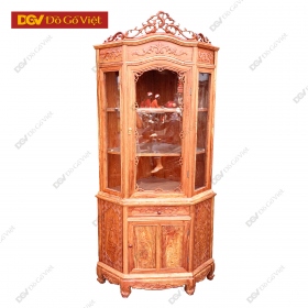 Tủ Rượu Góc Gỗ Hương Đá Nhóm 1 Cao Cấp Giá Tốt