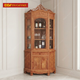 Tủ Rượu Góc Gỗ Hương Đá Nhóm 1 Cao Cấp Giá Tốt