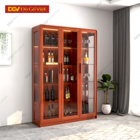 Mẫu Tủ Rượu Phòng Khách Gỗ Xoan Đào Hiện Đại Giá Tốt