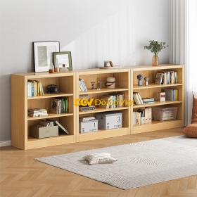 Tủ Sách Mini 3 Tầng Gỗ MDF Lõi Xanh Chống Ẩm Màu Sồi Bền Đẹp