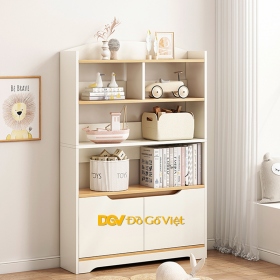 Tủ Sách Nhiều Tầng Cánh Mở Gỗ MDF Chống Ẩm Tốt Giá Rẻ...