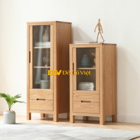 Tủ Sách Trưng Bày Phòng Khách Tiện Lợi Mẫu Cao Thấp Đẹp