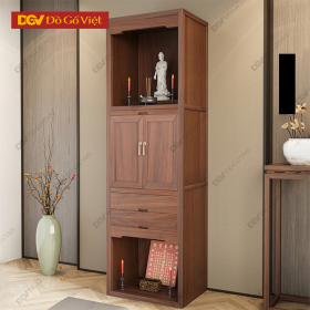 Tủ Thờ 3 Tầng Gỗ Tự Nhiên Tối Ưu Không Gian Cho Căn Hộ