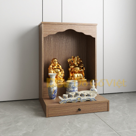 Tủ Thờ Đẹp Hiện Đại Có Kệ Thờ Lớn Cho Văn Phòng Kinh Doanh
