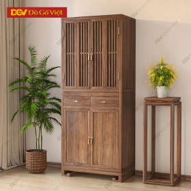 Tủ Thờ Đứng Cánh Nan Mở Kết Cấu Chắc Chắn Độ Bền Tốt