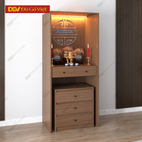 Tủ Thờ Gỗ Công Nghiệp Giá Rẻ Có Hộc Kệ Thờ Đa Năng