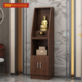 Tủ Thờ Gỗ Công Nghiệp Giá Rẻ Kiểu Vát Góc Đẹp Hiện Đại