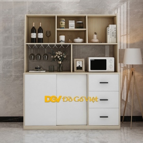 Tủ Trưng Bày Phòng Khách Để Phụ Kiện Gia Đình Tiện Lợi