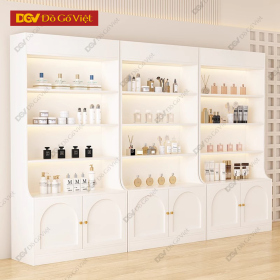 Tủ Trưng Bày Sản Phẩm Bằng Gỗ Cho Cửa Hàng Salon Làm Đẹp