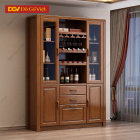 Tủ Trưng Rượu Đẹp Thiết Kế Nhiều Tầng Kiểu Hộp Hiện Đại