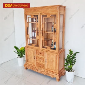 Tủ Trưng Rượu Vuông Kiểu Dáng Hiện Đại Đẹp Giá Rẻ Số 1 TPHCM